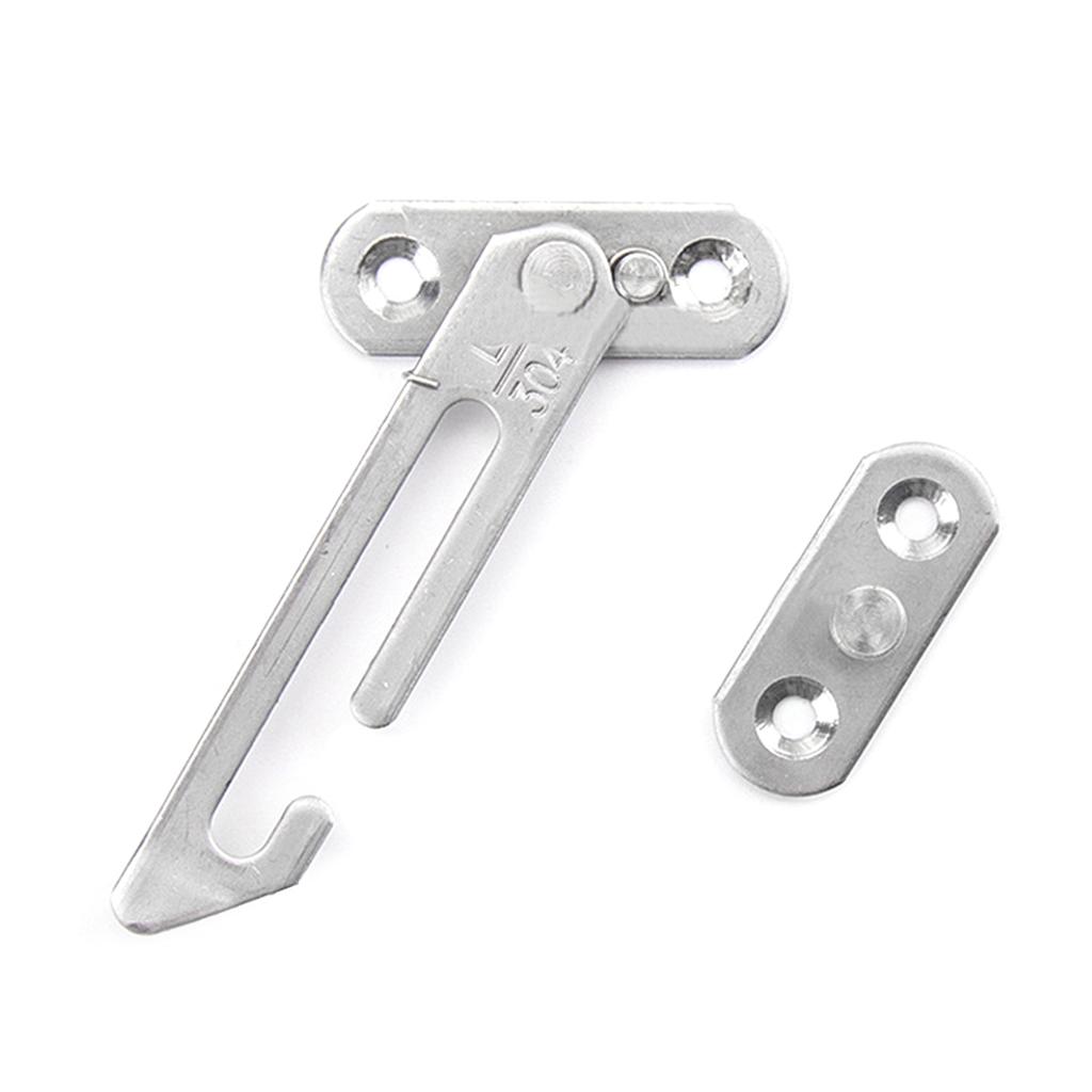 2pcs/set Window Restrictor Clips 304 Stainless Steel Window Safety Locks Protect Children Secure & Easy To Install