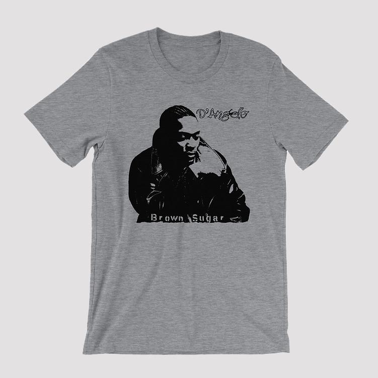 NEW D#039;Angelo Brown Sugar Gift For Fans Cotton Sport Grey T Shirt S5XL AG795 Unisex T-Shirt S