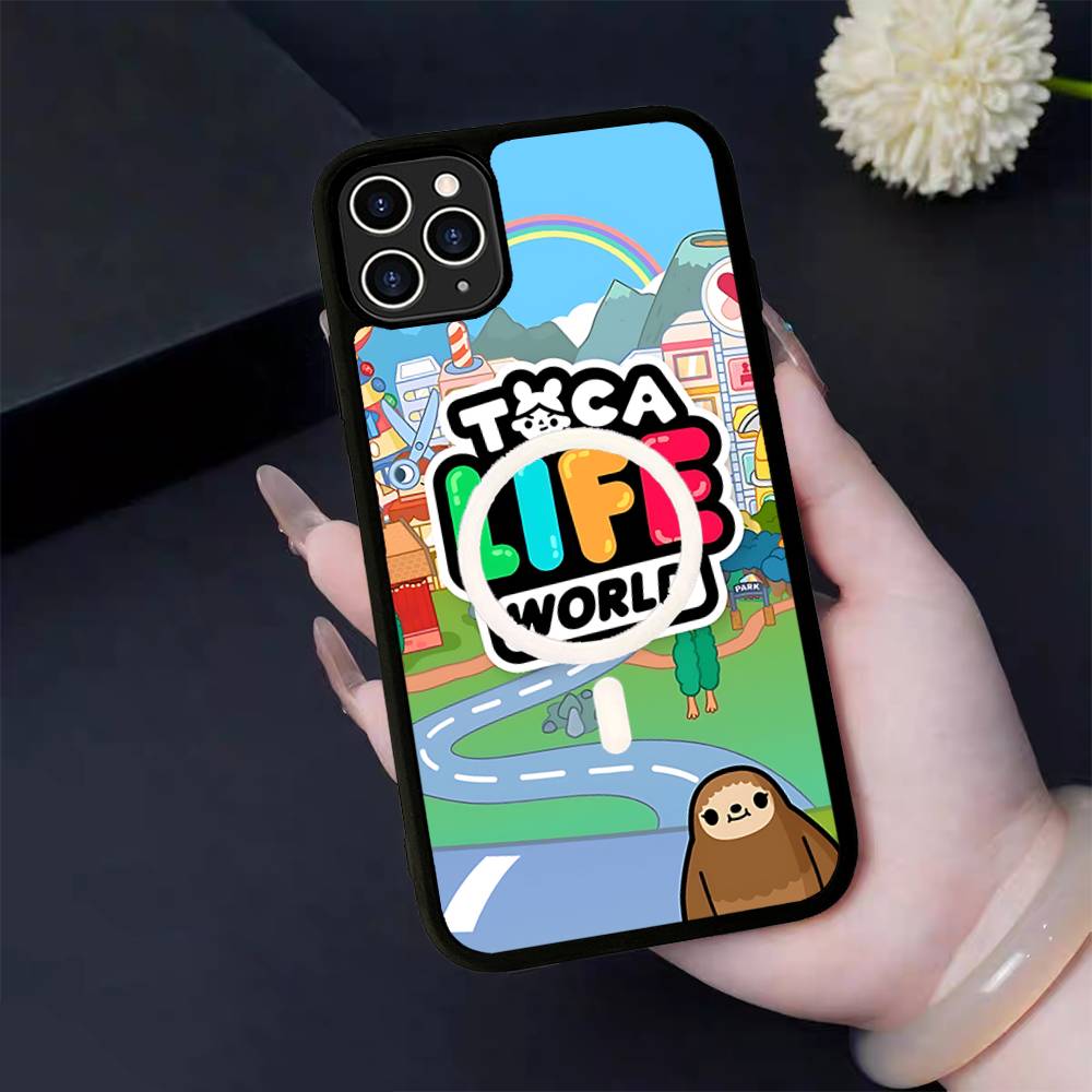 Toca Boca Toca Life World For Magsafe Magnetic Case For IPhone 17 Air 16 15 14 13 12 11 Pro Max Plus Wireless Charging
