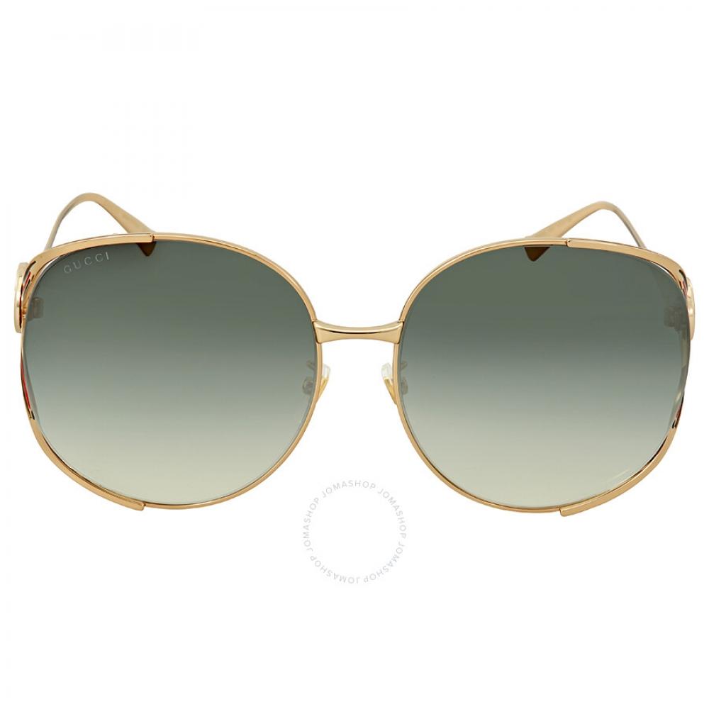 

Gucci Green Gradient Sunglasses GG0225S 003 63