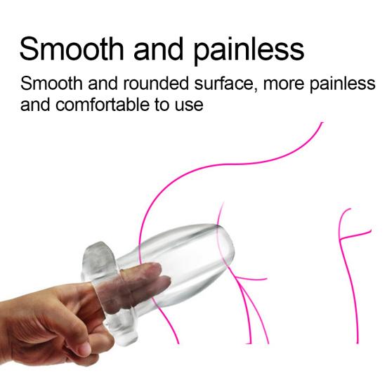 Male Female Hollow Anus Butt Plug Anal Speculum Dilator Device Adult Sex Toy