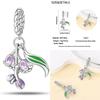 Fashion 925 Silver Colorful Butterfly Dragonfly Hummingbird Spring Series Charms Beads Fit 925 diy Bracelet Jewelry
