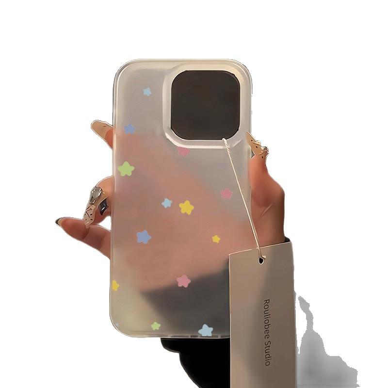 Bunter Stern für IPhone 16/15 Promax Handyhülle 14 für Apple 13/12 Softcover 11 Neu X