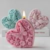 3D Relief Schmetterling Silikon Kerzenform DIY Liebe Blume Schmetterling Insekt Bastelbedarf Gips Zement Seife Form Valentinstagsgeschenk