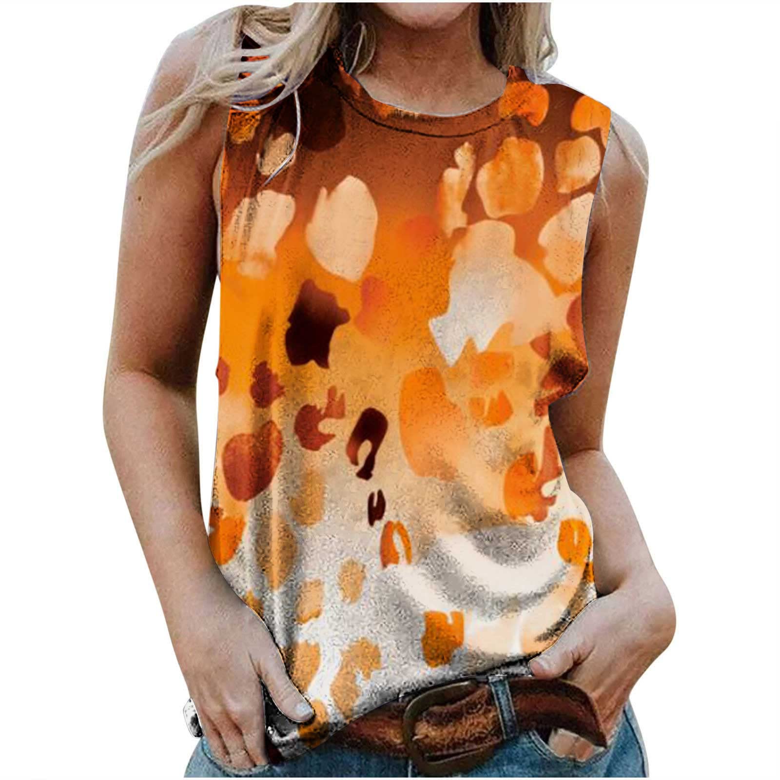

Женская футболка без рукавов с 3D-принтом леопарда и пейсли, повседневный жилет с круглым вырезом и открытыми плечами, топ без рукавов в стиле Y2K, футболка, женская одежда XL