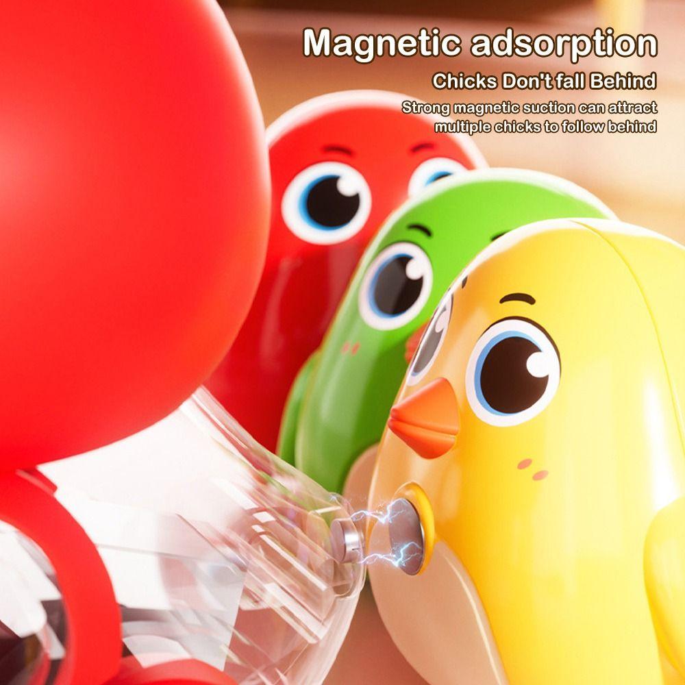 4pcs Set Sensory Exercise Walk Chicken Toys Intelligent Wind-up Toy  for Baby Walking