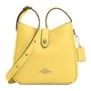 Hadley 19 Brand Logo Fine Pebbled Leather Crossbody Bag Small Women's Yellow
