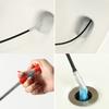 Pipe Unclog Bendable Hand Pinch Four-claw Unclog Hook Drain Extractor Pick Up Drain Garbage Clip