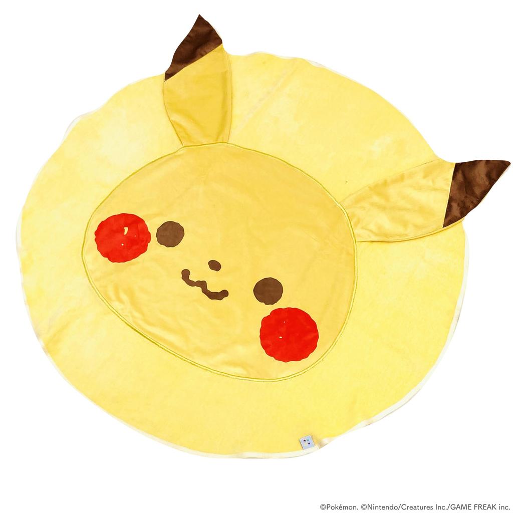 MORIPiLO Morishita Monpoke Baby Towel Blanket Pokemon Pikachu 85x85cm Nap Blanket Lap Cover Pokemon Character Goods Yellow 4621274