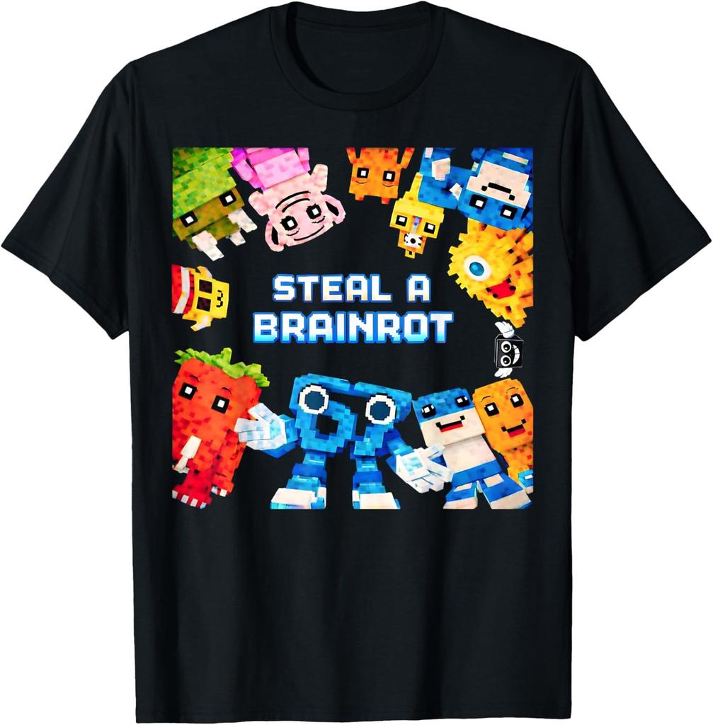 Steal A Brainrot Lustiges 67. Geburtstag Meme Geschenk Unisex T-Shirt