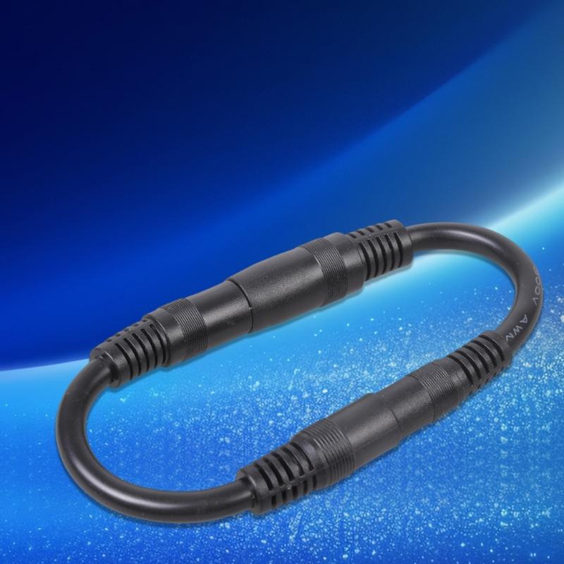 2Pcs/set Short Conversion Power Cord DC5521 To DC8020 Adapter Cable Male Female Connectors For Solar Panel System