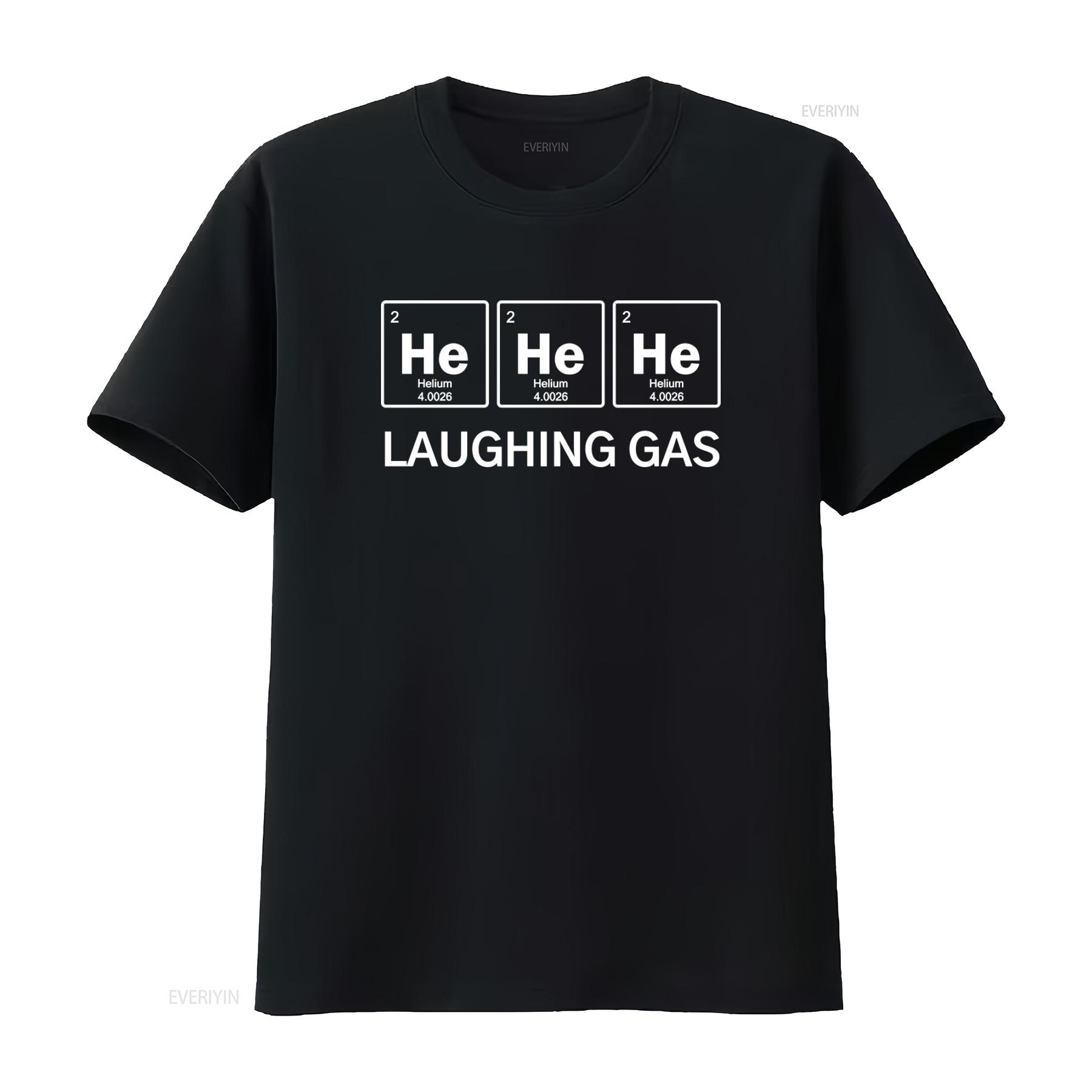 

Funny Laughing Gas Helium Chemistry T Shirt with Science Periodic Table of Elements Design Fast Express Delivery Available 4XL