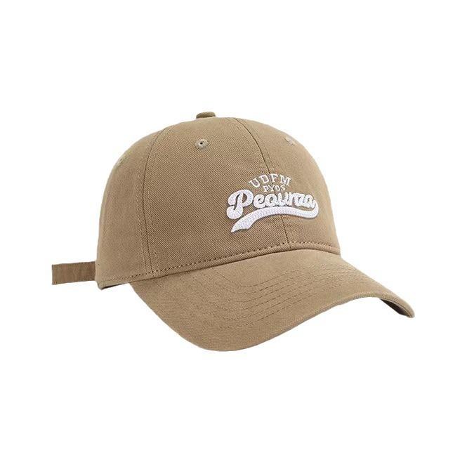 Women's New Big Head and Baseball Cap Showing Face with Small Korean Version Casual and Versatile Couple Baseball Cap Men