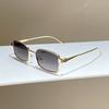 New high-end street photography, sun eyes, men's metal square sunglasses, European and American ins glasses, sunshade retro sunglasses.