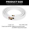New 3m Insulated Copper Aluminum Connecting Pipe 1/4'' 3/8'' Air Conditioner Pipes Fittings Pair Coil Tube Split Line Wire Set A