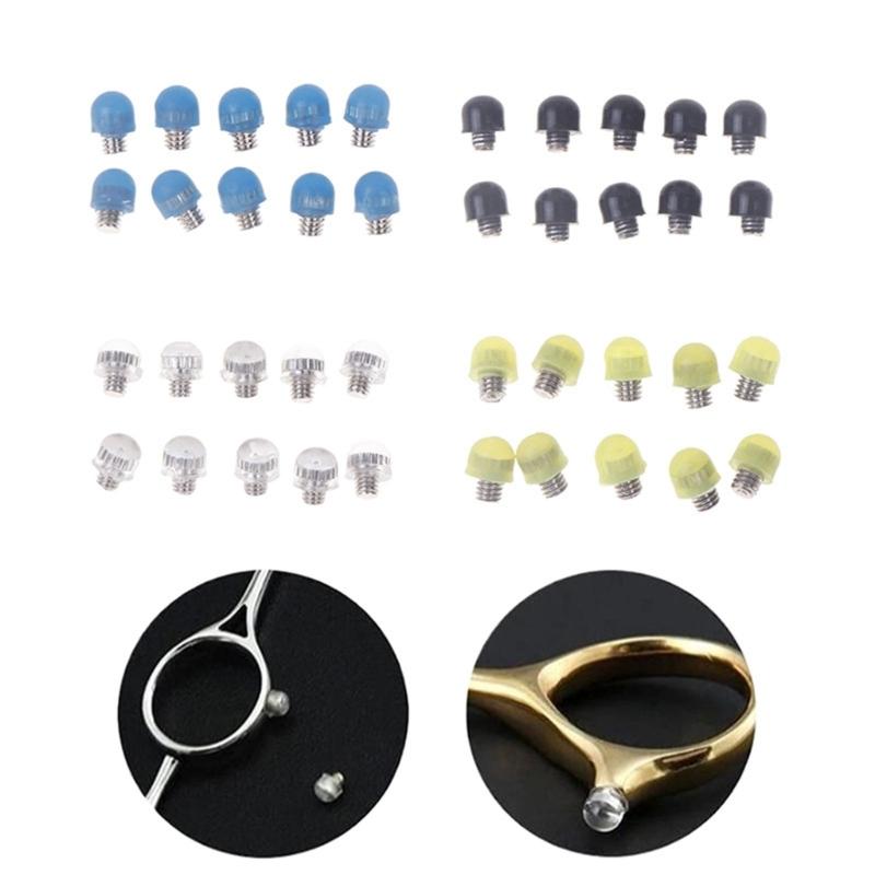 2.5mm Hair Scissors Rubber Silencers Hair Scissor Muffler Accessories Styling Tool Replacement for Barber Salon Use
