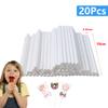 20-1500Pcs Solid Core White Paper Lollipop Sticks for Party Dining Chocolate Sugar Candy Lolly Pop Sucker Sticks Cake Pop Stick