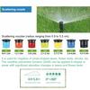 6 st Variabla Bågmunstycken Radius Sprinklerspridare Pop-up Sprinkler Ersättningsmunstycke Justerbar 0-360 Grader Fullcirkelmönster Sprutm륜nen för