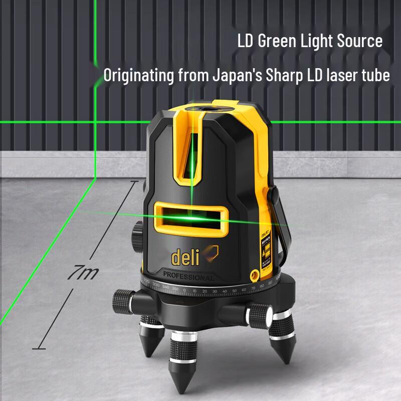 Deli DL4161 2-Line Green Laser Level