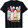 Groovy Sped Teacher Easter Bunny Teaching Easter Day Unisex T-Shirt