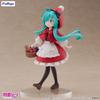 FuRyu Desktop Fairy Hatsune Miku Little Red Riding Hood 160mm Finished Ver. Approx. Tall, Non-scale, Plastic, Painted, Figure. AMU-TNL0145