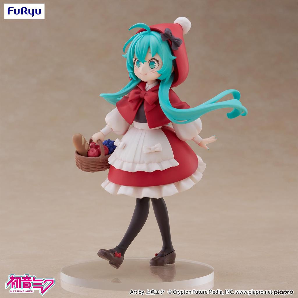 FuRyu Desktop Fairy Hatsune Miku Little Red Riding Hood 160mm Finished Ver. Approx. Tall, Non-scale, Plastic, Painted, Figure. AMU-TNL0145