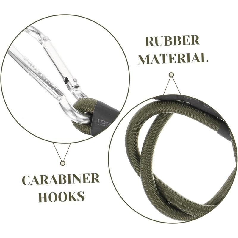 Outdoor-Kletterschnalle, elastisches Seil, elastisches Band, Zelt-Lanyard, Camping-Wäscheleine, Gepäckbindeseil, Packband