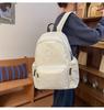 Schoolbag1011 New Casual Backpack Girls Middle and High School Large Capacity Student School Bag Lightweight Outdoor Sports Travel Backpack