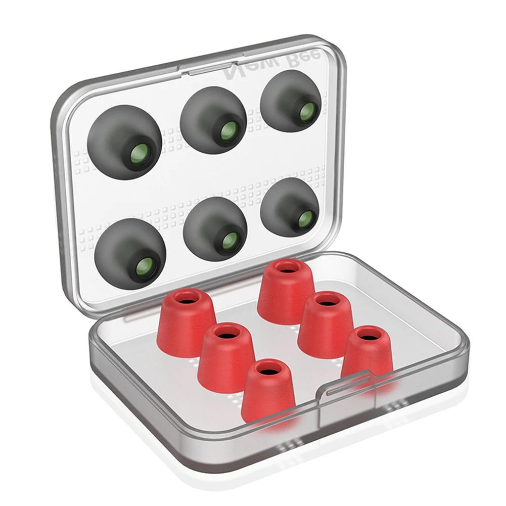 

Шумоизолирующие удобные амбушюры из пены с эффектом памяти, силиконовые амбушюры для наушников-вкладышей, аксессуары для наушников как