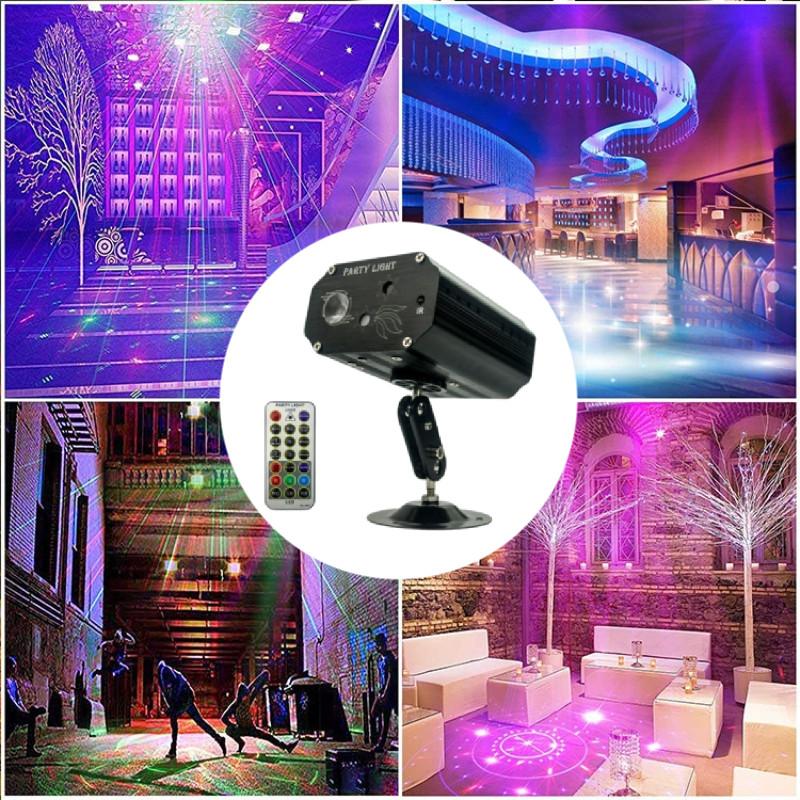 Mini Laser Light Ktv Party Lighting With Sound Control For Indoor Dance Venues