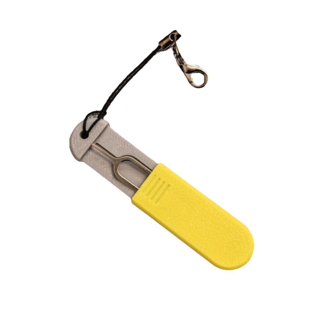 

3D Printed SIM Card Ejector Pin Storage Box with Eject Pin with Keychain Top Pin Organizer Universal SIM Tray Tool Travel