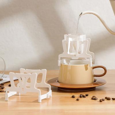 Coffee Drip Bag Holder Stand Reusable Filter Paper Rack for Home Travel Travel-friendly