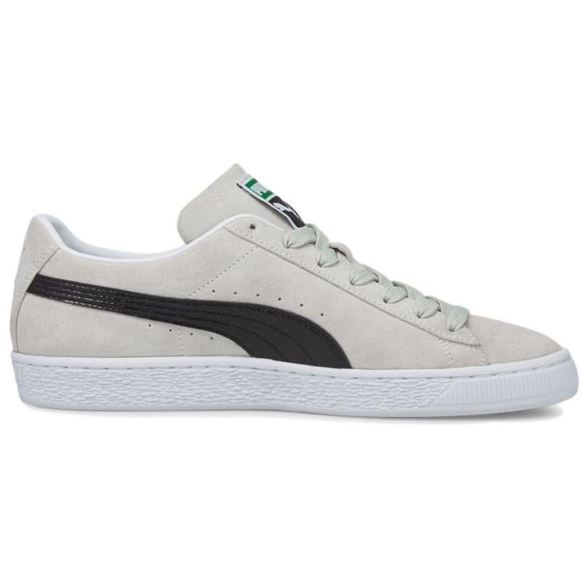 Puma Suede Series Croc Retro Casual Low-Top Sneakers Unisex Sneakers Gray White 384852-02