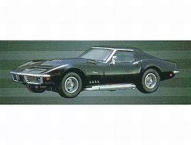 [Used] Mini Car 1/64 Chevrolet Corvette C3 (black) "USA Sports Mini Car