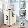 Multifunctional Hardside Luggage with Cup Holder
