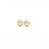 Versatile Heart Ear Clips for Women: No Piercing Needed, Comfortable for Sleep, Stylish Peach Heart Design