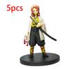 Anime Demon Slayer Kimetsu no Yaiba Figur Kamado Tanjirou Actionfigur Agatsuma Zenitsu Nezuko Krieger PVC Modell Spielzeug