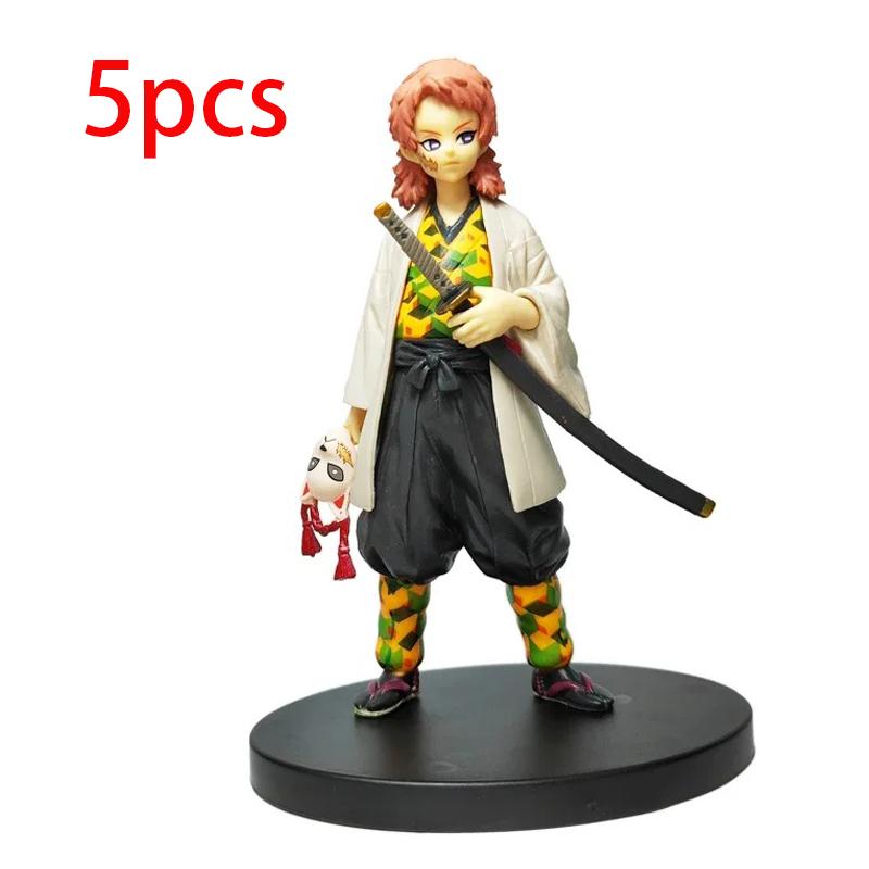 Anime Demon Slayer Kimetsu no Yaiba Figur Kamado Tanjirou Actionfigur Agatsuma Zenitsu Nezuko Krieger PVC Modell Spielzeug