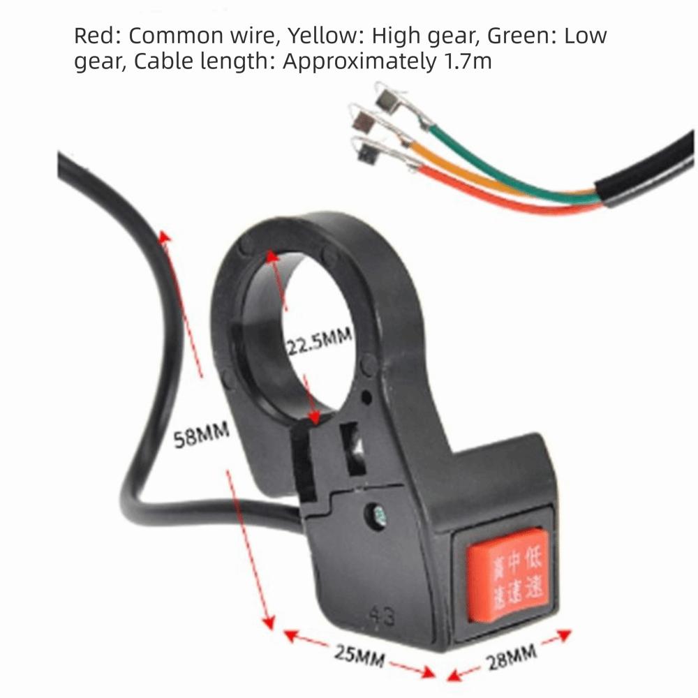 Three Speed Electric Scooter Switch DK104 Handlebar Mounted Switch  Electric Bike