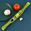 2-In-1 Multifunctional Garlic Press For Pressing Mash Garlic And Sliced Garlic Vegetable Squeezer For Home Cooking Masher Tool