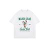 Black Oversized T Shirt Mardi Gras Social Club Lobster Print Let The Good Times Roll Party Festival Wear 2024