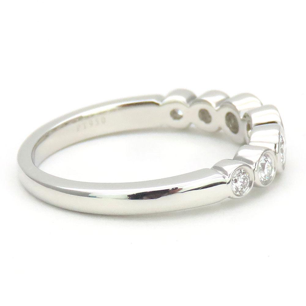 TIFFANY&Co. Ring Jazz Abgestuft EU#51 Pt950Platin/Diamant 4,4g Platin