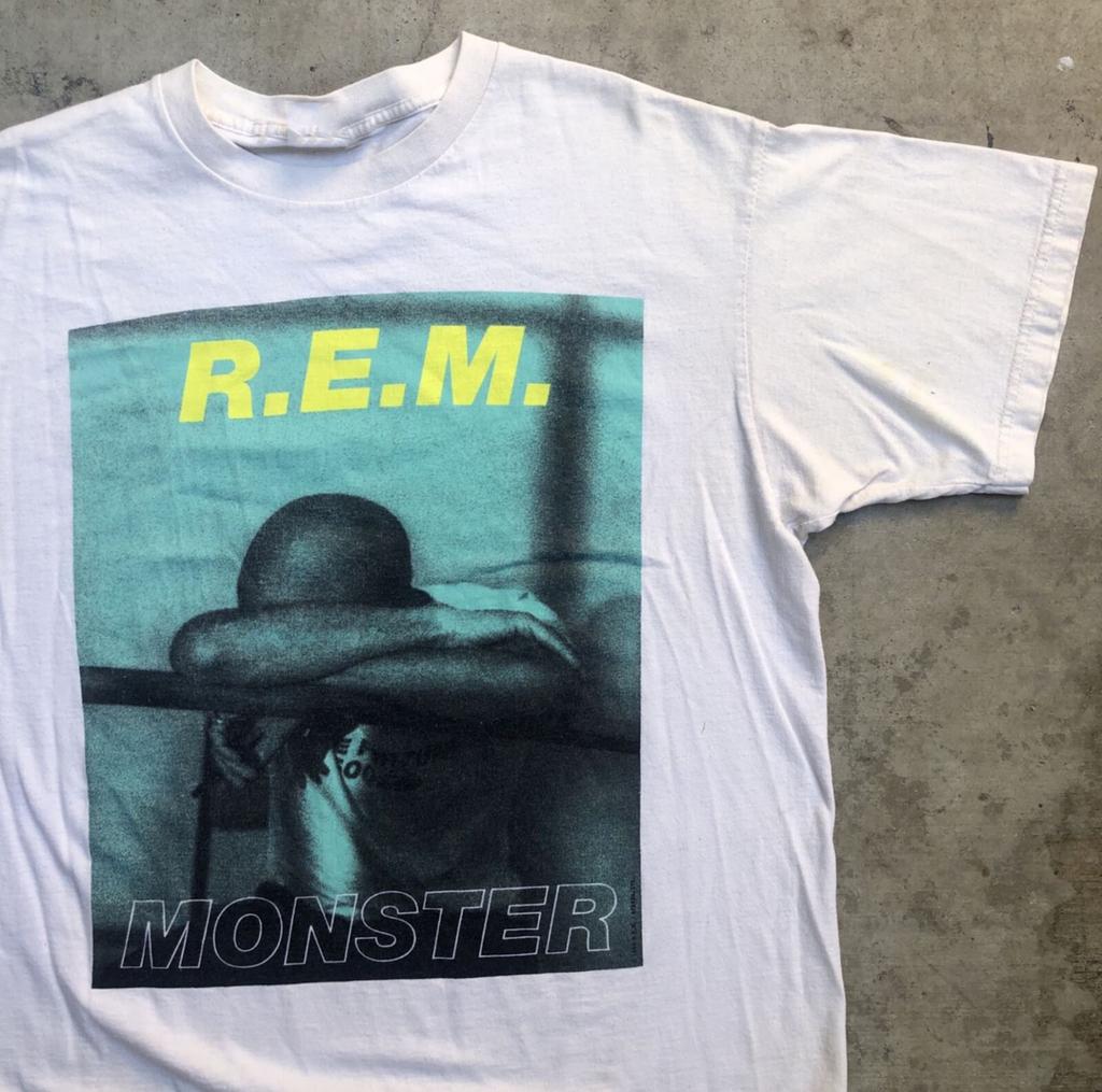 Vintage 80s REM Tour T-shirt Cotton Tee All Size S TO 5XL