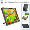 Case for Samsung Tab S7FE S7Plus 12.4' S8Plus S9Plus Swivel Bracket Handle with Shoulder Strap Case for Tab S9 S7 S8 11' Funda