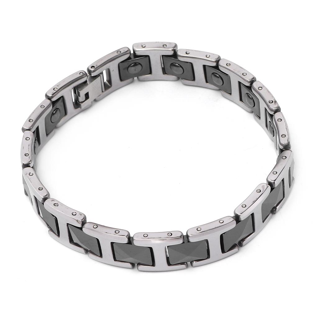 Magnetic Bracelet Titanium Steel Magnet Therapy Bracelets Pain Relief for Women Men