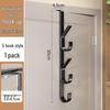 Stainless Steel Over-Door Clothes and Hat Hook Rack, No Drill Needed
