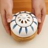 80°-230° Ceramics Plug-in OUDH Woodchip Incense Burner Paint Leaf Timed 110v/220v Sandalwood Essential Oil Fragrant Stove