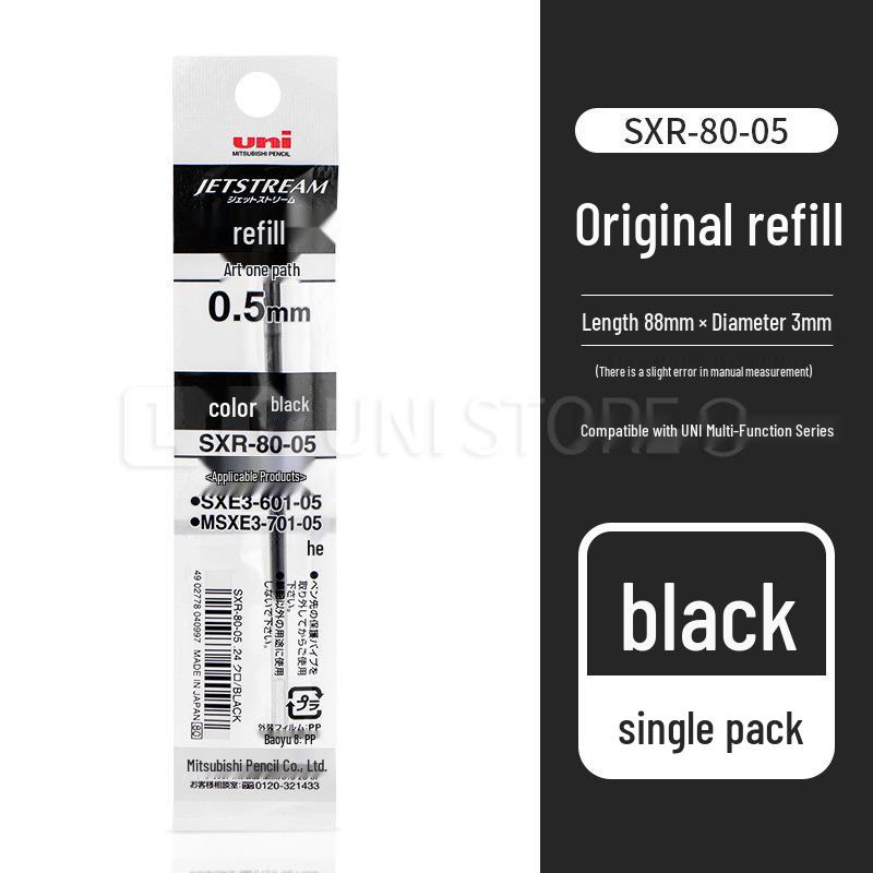 Mitsubishi Uni Oil-Based Pen Refills - Student Ballpoint, 0.38MM/0.5MM/0.7MM