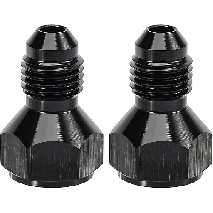 EVIL ENERGY 8AN Female to 10AN Male Flare Reducer Expander Adapter Fitting 2PCS