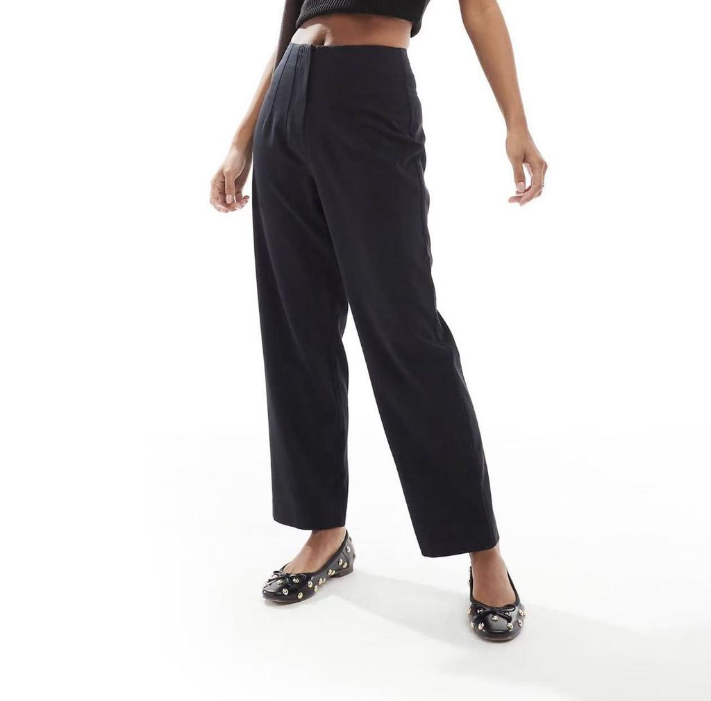 Women's High Waisted Straight Leg Dress Pants Business Casual Trousers for Commute